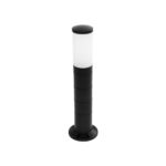 GloboStar® GARDENIO 203-0251 Μοντέρνο Επιδαπέδιο Φωτιστικό Κολωνάκι Κήπου Μονόφωτο 1 x E27 IP44 Μαύρο Πλαστικό - Μ15 x Π15 x Υ56cm - Image 2