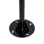 GLOBOSTAR® HELIOS-280 GLB-000-0002 Μεταλλικός Γαλβανισμένος Στύλος Φωτισμού για Φωτοβολταϊκό Προβολέα Εξωτερικού Χώρου - RAL 9005 Μαύρο Ματ - Μ35 × Π25 × Υ280cm - Image 4