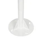 GLOBOSTAR® HELIOS-280 GLB-000-0004 Μεταλλικός Γαλβανισμένος Στύλος Φωτισμού για Φωτοβολταϊκό Προβολέα Εξωτερικού Χώρου - RAL 9016 Λευκό Ματ - Μ35 × Π25 × Υ280cm - Image 4