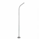 GLOBOSTAR® URBANO-280 GLB-000-0007 Μεταλλικός Γαλβανισμένος Στύλος Φωτισμού για Φωτοβολταϊκό Φωτιστικό Δρόμου Εξωτερικού Χώρου - Ασημί Γαλβανιζέ - Μ84 x Π25 x Υ280cm - Image 3
