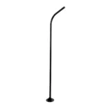 GLOBOSTAR® URBANO-280 GLB-000-0008 Μεταλλικός Γαλβανισμένος Στύλος Φωτισμού για Φωτοβολταϊκό Φωτιστικό Δρόμου Εξωτερικού Χώρου - RAL 9005 Μαύρο Ματ - Μ84 x Π25 x Υ280cm - Image 2