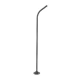 GLOBOSTAR® URBANO-280 GLB-000-0009 Μεταλλικός Γαλβανισμένος Στύλος Φωτισμού για Φωτοβολταϊκό Φωτιστικό Δρόμου Εξωτερικού Χώρου - RAL 7016 Γκρι Ανθρακί - Μ84 x Π25 x Υ280cm - Image 2