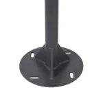 GLOBOSTAR® URBANO-280 GLB-000-0009 Μεταλλικός Γαλβανισμένος Στύλος Φωτισμού για Φωτοβολταϊκό Φωτιστικό Δρόμου Εξωτερικού Χώρου - RAL 7016 Γκρι Ανθρακί - Μ84 x Π25 x Υ280cm - Image 4
