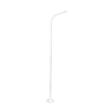 GLOBOSTAR® URBANO-280 GLB-000-0010 Μεταλλικός Γαλβανισμένος Στύλος Φωτισμού για Φωτοβολταϊκό Φωτιστικό Δρόμου Εξωτερικού Χώρου - RAL 9016 Λευκό Ματ - Μ84 x Π25 x Υ280cm - Image 3