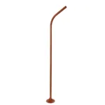 GLOBOSTAR® URBANO-280 GLB-000-0011 Μεταλλικός Γαλβανισμένος Στύλος Φωτισμού για Φωτοβολταϊκό Φωτιστικό Δρόμου Εξωτερικού Χώρου - RAL 8004 Corten Καφε Ματ - Μ84 x Π25 x Υ280cm - Image 2