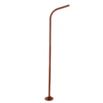 GLOBOSTAR® URBANO-280 GLB-000-0011 Μεταλλικός Γαλβανισμένος Στύλος Φωτισμού για Φωτοβολταϊκό Φωτιστικό Δρόμου Εξωτερικού Χώρου - RAL 8004 Corten Καφε Ματ - Μ84 x Π25 x Υ280cm - Image 3