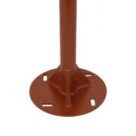 GLOBOSTAR® URBANO-280 GLB-000-0011 Μεταλλικός Γαλβανισμένος Στύλος Φωτισμού για Φωτοβολταϊκό Φωτιστικό Δρόμου Εξωτερικού Χώρου - RAL 8004 Corten Καφε Ματ - Μ84 x Π25 x Υ280cm - Image 4
