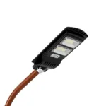 GLOBOSTAR® URBANO-280 GLB-000-0011 Μεταλλικός Γαλβανισμένος Στύλος Φωτισμού για Φωτοβολταϊκό Φωτιστικό Δρόμου Εξωτερικού Χώρου - RAL 8004 Corten Καφε Ματ - Μ84 x Π25 x Υ280cm - Image 6