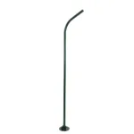 GLOBOSTAR® URBANO-280 GLB-000-0012 Μεταλλικός Γαλβανισμένος Στύλος Φωτισμού για Φωτοβολταϊκό Φωτιστικό Δρόμου Εξωτερικού Χώρου - RAL 6009 Κυπαρίσσι Ματ - Μ84 x Π25 x Υ280cm - Image 2
