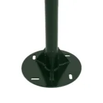 GLOBOSTAR® URBANO-280 GLB-000-0012 Μεταλλικός Γαλβανισμένος Στύλος Φωτισμού για Φωτοβολταϊκό Φωτιστικό Δρόμου Εξωτερικού Χώρου - RAL 6009 Κυπαρίσσι Ματ - Μ84 x Π25 x Υ280cm - Image 4