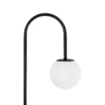 kelvo® CORDELIA KLV-102-0005 Επιδαπέδιο Φωτιστικό για Λάμπα με Ντουί 1 x E27 AC 220-240V IP20 - Μαύρο Ματ & Λευκό - Μ30 x Π34 x Υ180cm - Image 4
