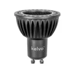 kelvo® KYRON DARK 36° KLV-103-0010 Σποτ GU10 MR16 με Honeycomb Anti-Glare Reflector LED 7W 840lm CRI (Ra) ≥ 90 36° AC 220-240V IP20 Φυσικό Λευκό 4500K Dimmable - Bridgelux COB Chip - Γκρι Ανθρακί & Μαύρο Ματ - Μ5 x Π5 x Υ5.7cm - 3 Χρόνια Εγγύηση - Image 2