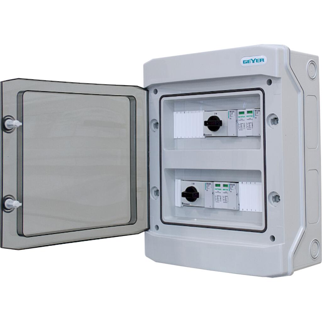 VWDCCD110_3 Geyer Πίνακας DC για 2ΜΡΡΤ/ 1string έως 1000V με διακόπτη IP65 - Image 1