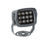 GLOBOSTAR® FLOODXENA 90121 Προβολέας Σποτ Wall Washer LED 12W 1320lm 10° AC 220-240V Αδιάβροχο IP65 Θερμό Λευκό 2700K - Bridgelux SMD Chip - Γκρι Ανθρακί - Μ13.5 x Π11.5 x Υ15cm - 3 Χρόνια Εγγύηση - Image 2