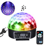 GLOBOSTAR® DISCOBALL 79602 Disco Μπάλα Φωτορυθμικό με RF Ασύρματο Χειριστήριο LED 20W 1000lm 180° AC 220-240V IP20 Πολύχρωμο RGB DMX512- Μ17 x Π17 x Υ15cm - 2 Χρόνια Εγγύηση - Image 2