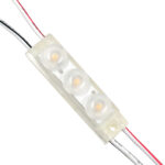 GLOBOSTAR® MODULOMI 73710 Module LED 1W 100lm 120° DC 12V Αδιάβροχο IP65 3 x SMD3030 Chip Θερμό Λευκό 2700K Dimmable - Μ4.1 x Π1.1 x Υ1.1cm - Πακέτο 20 Τεμαχίων - 3 Χρόνια Εγγύηση - Image 2