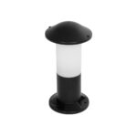 GloboStar® GARDENIO 203-0246 Μοντέρνο Επιδαπέδιο Φωτιστικό Κολωνάκι Κήπου Μονόφωτο 1 x E27 IP44 Μαύρο Πλαστικό - Μ17 x Π17 x Υ32cm - Image 2