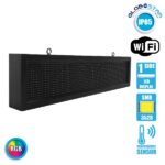 GLOBOSTAR® DISPLAY 90255 Κυλιόμενη Ψηφιακή Επιγραφή P10 Μονής Όψης LED AC 220-240V Αδιάβροχο IP65 RGB - WiFi Control μέσω FK APP - Αισθητήρας Θερμοκρασίας & Υγρασίας - Μ104 x Π9 x Υ24cm - 2 Χρόνια Εγγύηση - Image 3