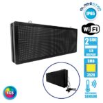 GLOBOSTAR® DISPLAY 90325 Κυλιόμενη Ψηφιακή Επιγραφή Διπλής Όψης 96x32cm P10 96x32 Pixel LED 360W AC 220-240V Αδιάβροχο IP65 Πολύχρωμο RGB - WiFi Control μέσω FK APP - Αισθητήρας Θερμοκρασίας & Υγρασίας - Μ104 x Π12 x Υ40cm - 2 Χρόνια Εγγύηση - Image 3