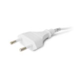 Entac Rewireable Καλώδιο 2G0.75 με Διακόπτη ON/OFF Λευκό 1m - Image 4