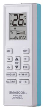 SMASOON K-8008E Universal Τηλεχειριστήριο Κλιματισμού Μπλε