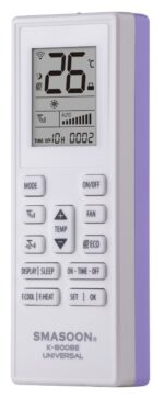 SMASOON K-8008E Universal Τηλεχειριστήριο Κλιματισμού Μωβ