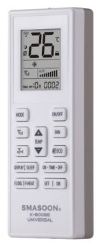 SMASOON K-8008E Universal Τηλεχειριστήριο Κλιματισμού Γκρι