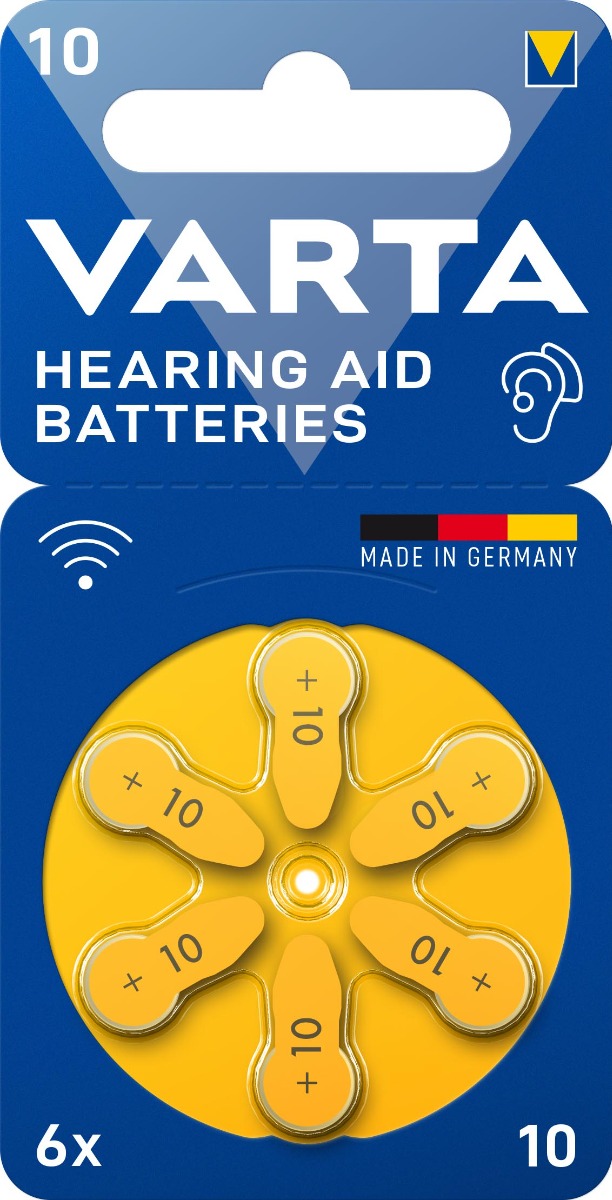 varta-hearing-aid-10 VARTA Μπαταρίες Βαρηκοΐας 10 (6 τμχ) - Image 1
