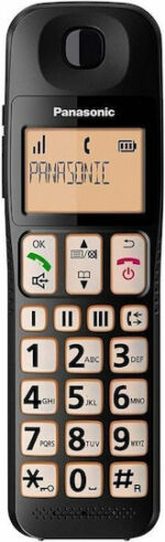 Panasonic KX-TGE310SPB Ασύρματο Τηλέφωνο Μαύρο - Image 5