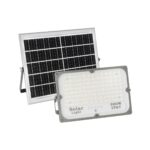 GLOBOSTAR® LUMOVOX 73068 Προβολέας LED 200W 10000lm 120° DC 5V με Φωτοβολταϊκό Panel 5V 12W & Επαναφορτιζόμενη Μπαταρία Li-ion 3.2V 10000mAh Αδιάβροχο IP67 Ψυχρό Λευκό 6000K - 180 x SMD2835 Sanan Chip - Γκρι Ανθρακί - Μ29.5 x Π5.5 x Υ19cm - 2 Χρόνια Εγγύηση - Image 2