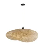 GLOBOSTAR® MEXICO 00720 Boho Κρεμαστό Φωτιστικό Οροφής με Ντουί 1 x E27 AC 220-240V IP20 - Μπεζ - Μ85 x Π55 x Υ36cm - Image 3