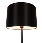 GLOBOSTAR® ASHLEY 00822 Μοντέρνο Επιδαπέδιο Φωτιστικό με Ντουί 1 x E27 AC 220-240V IP20 - Μαύρο - Μ35 x Π35 x Υ145cm - Image 4