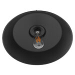 GLOBOSTAR® RAY 01049 Vintage Κρεμαστό Φωτιστικό Οροφής με Ντουί 1 x E27 AC 220-240V IP20 - Μαύρο - Μ36 x Π36 x Υ25cm - Image 6