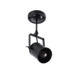 GLOBOSTAR® HOLLYWOOD 01153 Vintage Φωτιστικό Οροφής με Ντουί 1 x E27 AC 220-240V IP20 - Μαύρο - Μ8.5 x Π8.5 x Υ35cm - Image 2