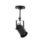 GLOBOSTAR® HOLLYWOOD 01153 Vintage Φωτιστικό Οροφής με Ντουί 1 x E27 AC 220-240V IP20 - Μαύρο - Μ8.5 x Π8.5 x Υ35cm - Image 4