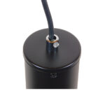 GLOBOSTAR® CANNON 01275 Μοντέρνο Κρεμαστό Φωτιστικό Οροφής με Ντουί 1 x GU10 AC 220-240V IP20 - Μαύρο - Μ6 x Π6 x Υ20cm - Image 5