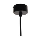 GLOBOSTAR® CANNON 01275 Μοντέρνο Κρεμαστό Φωτιστικό Οροφής με Ντουί 1 x GU10 AC 220-240V IP20 - Μαύρο - Μ6 x Π6 x Υ20cm - Image 6