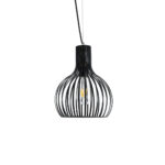 GLOBOSTAR® SCANDI 01386 Vintage Κρεμαστό Φωτιστικό Οροφής με Ντουί 1 x E27 AC 220-240V IP20 - Μαύρο - Μ23 x Π23 x Υ30cm - Image 5