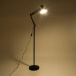 GLOBOSTAR® AUDREY 01468 Vintage Επιδαπέδιο Φωτιστικό με Ντουί 1 x E27 AC 220-240V IP20 - Μαύρο - Μ15 x Π15 x Υ190cm - Image 3