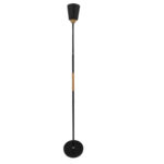 GLOBOSTAR® RIBBON 01585 Μοντέρνο Επιδαπέδιο Φωτιστικό με Ντουί 1 x E27 AC 220-240V IP20 - Μαύρο & Μπεζ - Μ13 x Π13 x Υ164cm - Image 6