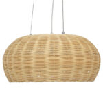 GLOBOSTAR® DE LA MER 01624 Boho Κρεμαστό Φωτιστικό Οροφής με Ντουί 3 x E27 AC 220-240V IP20 - Μπεζ - Μ45 x Π45 x Υ24cm - Image 4