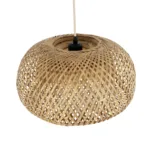 GLOBOSTAR® SAN TROPEZ 01626 Boho Κρεμαστό Φωτιστικό Οροφής με Ντουί 1 x E27 AC 220-240V IP20 - Μπεζ - Μ38 x Π38 x Υ22cm - Image 6