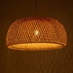 GLOBOSTAR® SAN TROPEZ 01627 Boho Κρεμαστό Φωτιστικό Οροφής με Ντουί 1 x E27 AC 220-240V IP20 - Μπεζ - Μ60 x Π60 x Υ29cm - Image 2