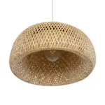 GLOBOSTAR® SAN TROPEZ 01627 Boho Κρεμαστό Φωτιστικό Οροφής με Ντουί 1 x E27 AC 220-240V IP20 - Μπεζ - Μ60 x Π60 x Υ29cm - Image 5