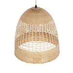 GLOBOSTAR® BORA-BORA 01735 Boho Κρεμαστό Φωτιστικό Οροφής με Ντουί 1 x E27 AC 220-240V IP20 - Μπεζ - Μ42 x Π42 x Υ44cm - Image 6