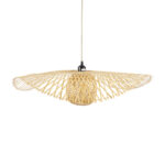 GLOBOSTAR® CINNABAR 01837 Boho Κρεμαστό Φωτιστικό Οροφής με Ντουί 1 x E27 AC 220-240V IP20 - Μπεζ - Μ75 x Π75 x Υ21cm - Image 5