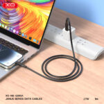 XO NB-Q265B PD 60W Type-C σε Type-C Μινιμαλιστικό Καλώδιο (Μαύρο) - Image 3