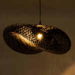 GLOBOSTAR® MEXICO 02202 Boho Κρεμαστό Φωτιστικό Οροφής με Ντουί 1 x E27 AC 220-240V IP20 - Μαύρο - Μ85 x Π50 x Υ30cm - Image 2