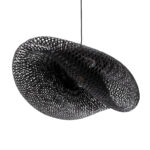 GLOBOSTAR® MEXICO 02202 Boho Κρεμαστό Φωτιστικό Οροφής με Ντουί 1 x E27 AC 220-240V IP20 - Μαύρο - Μ85 x Π50 x Υ30cm - Image 5