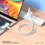 XO NB-Q265B PD 60W Type-C σε Type-C Μινιμαλιστικό Καλώδιο (Λευκό) - Image 2